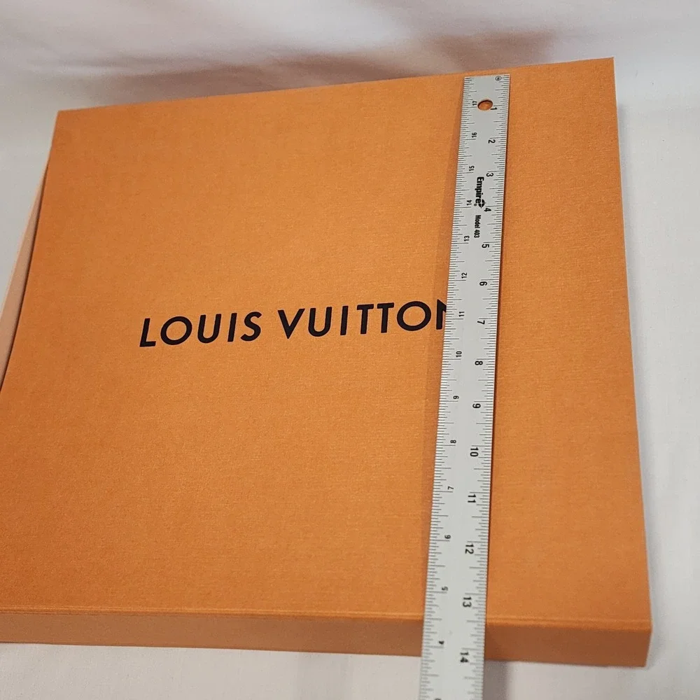 Louis Vuitton Orange Gift‎ Box Dust Bag Set Large Magnetic Box Small Drawer Box